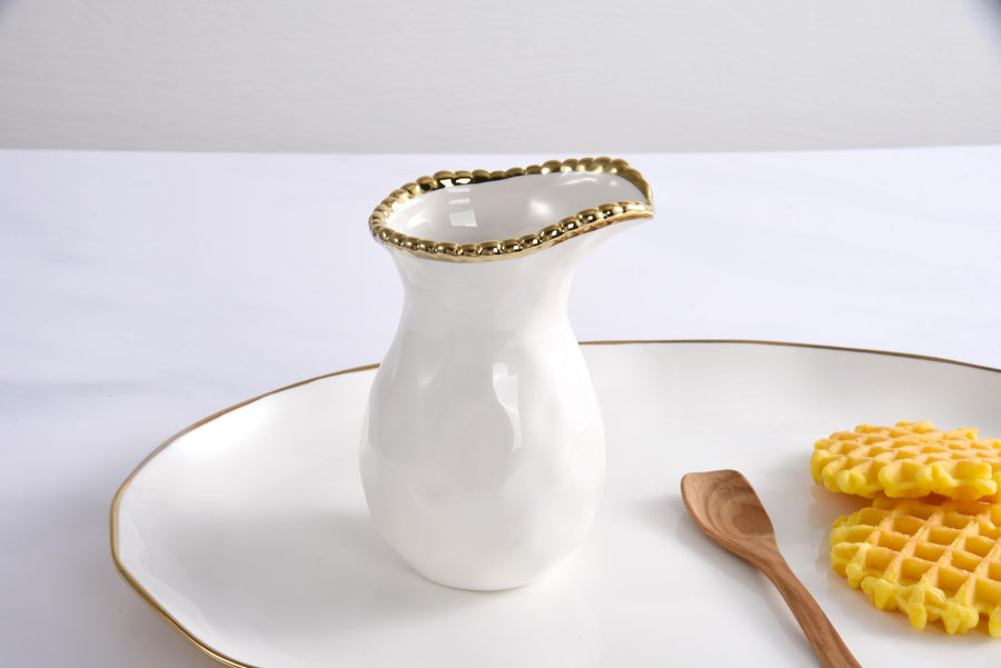 Golden Salerno Creamer Pitcher