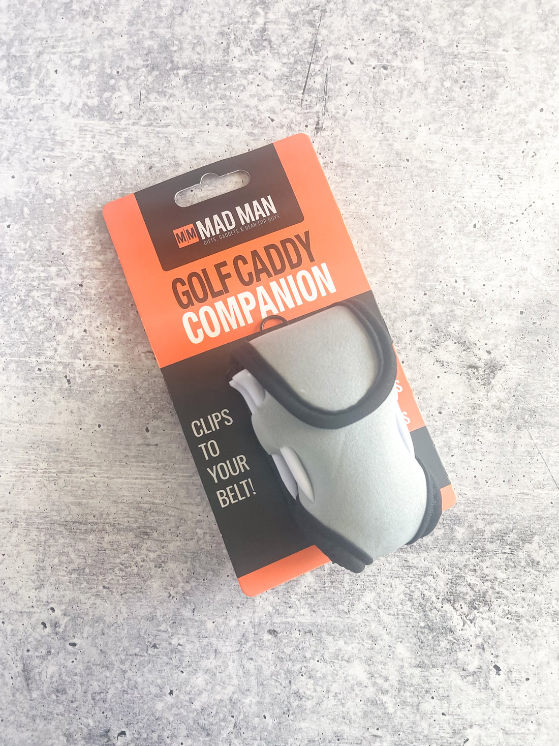 Gray Golf Caddy Pouch