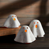 Handmade Ghost Votive