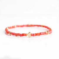 Heart Beaded Reminders Bracelet