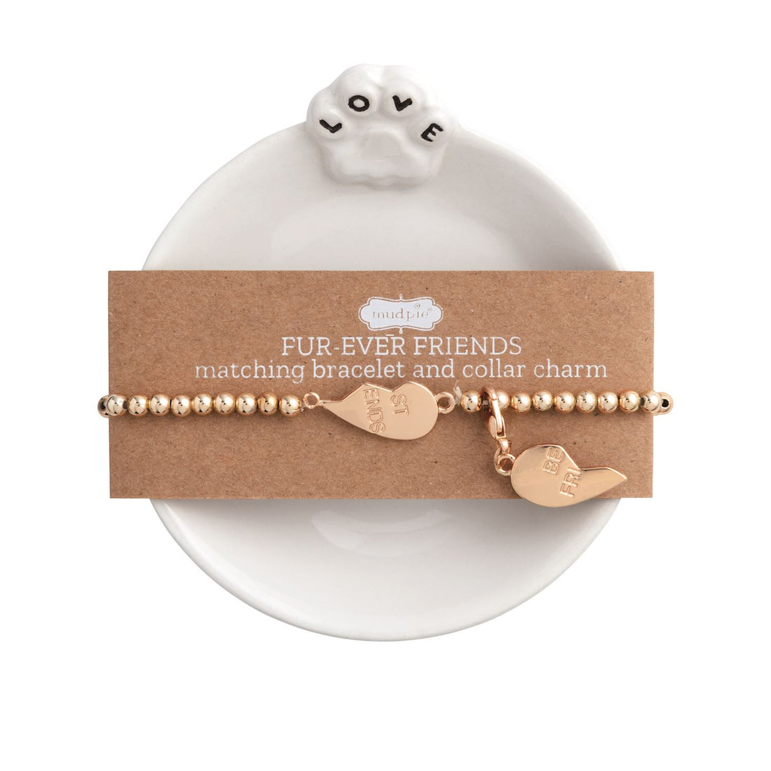 Heart Pet Trinket Dish Set