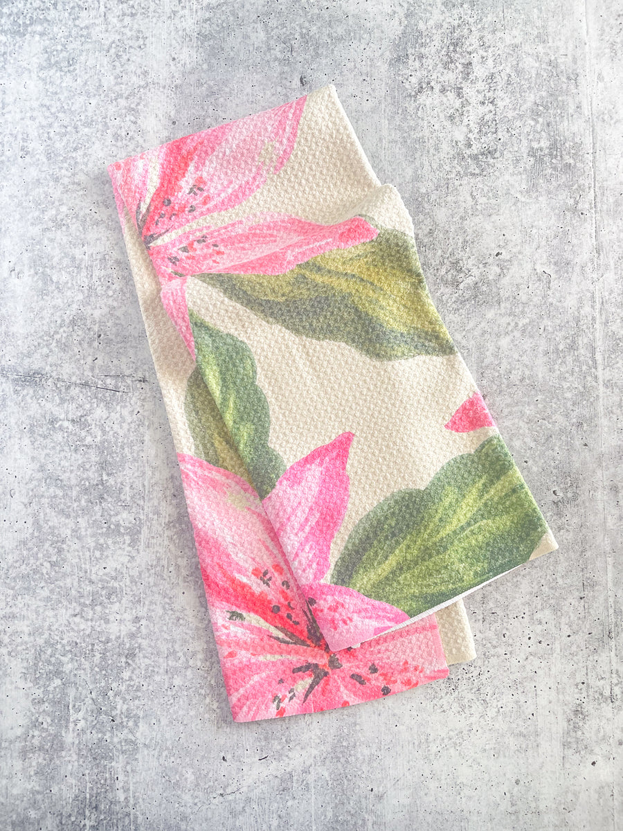Hibiscus Haze Tea Towel