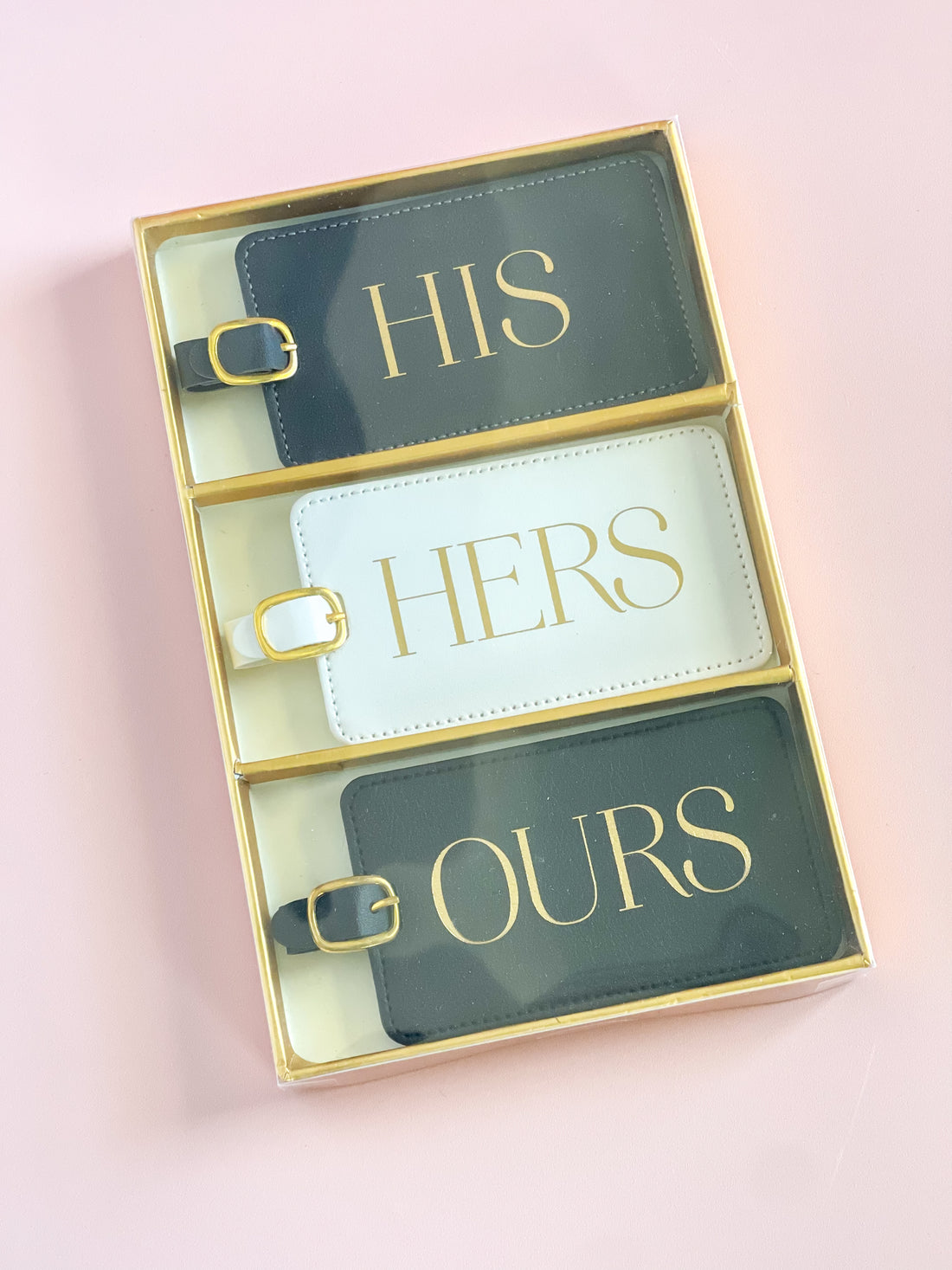 His And Hers Luggage Tag Set