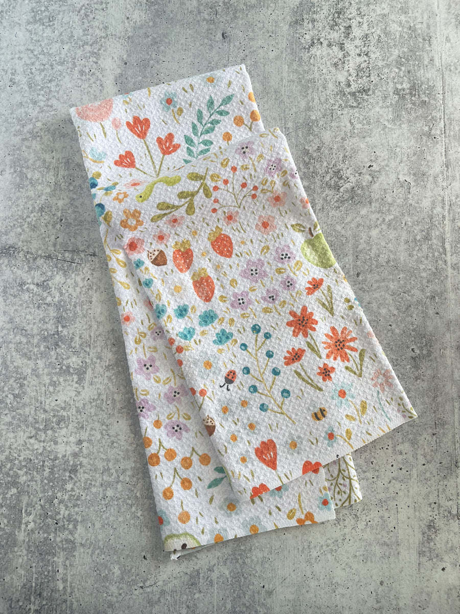 Honeybee Heaven Tea Towel