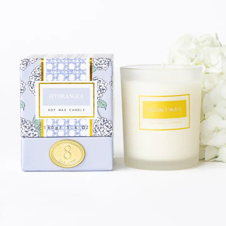 Hydrangea Small Soy Candle