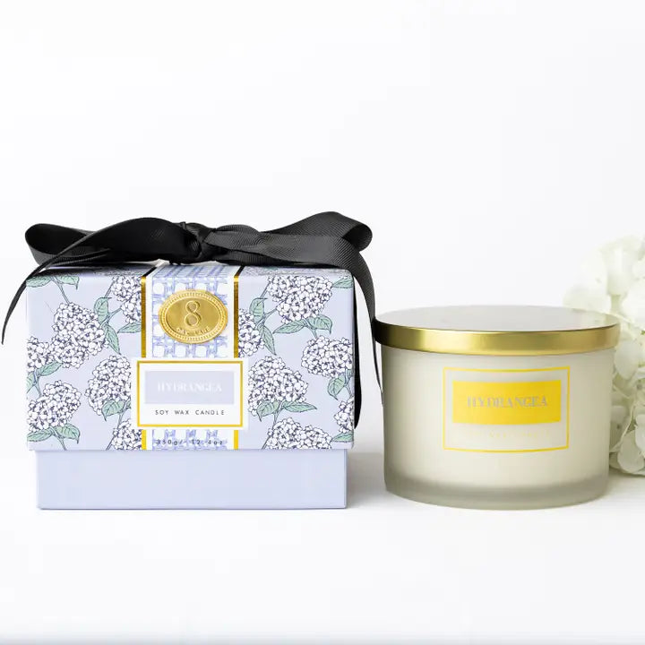 Hydrangea Soy Large Candle