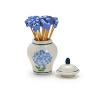 Hydrangea Toothpick Jar