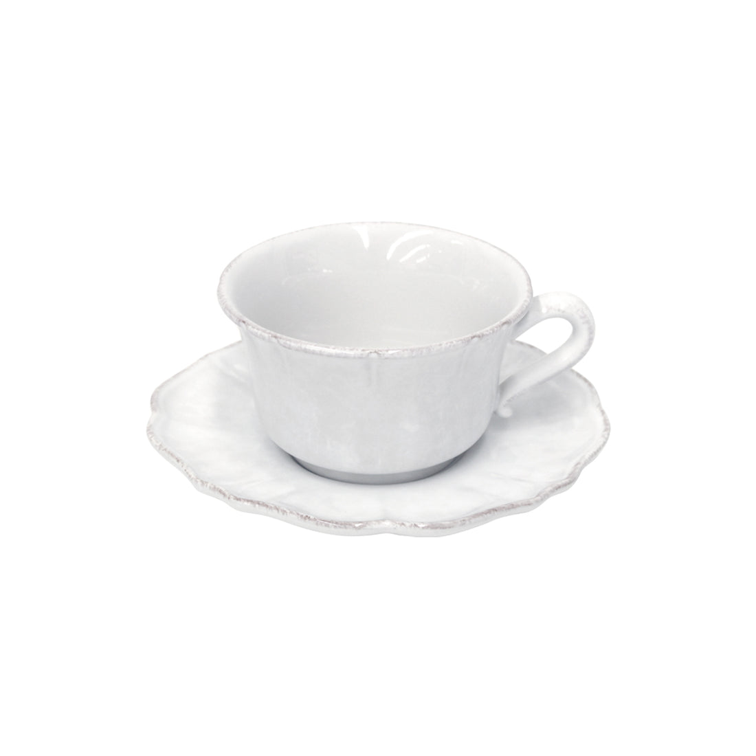 Impressions White Jumbo Cup And Saucer