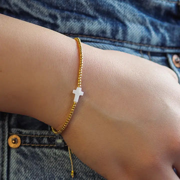 Intentions Cross Bracelet