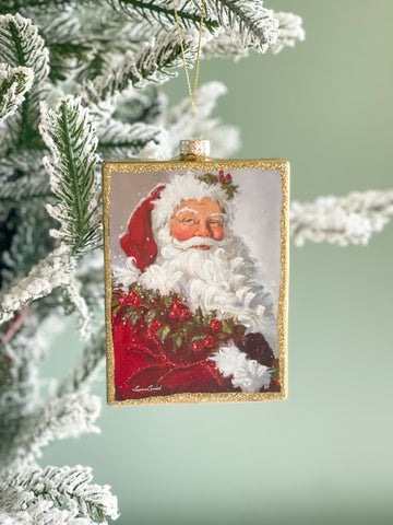 Jolly Santa Ornament