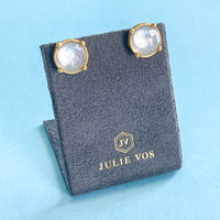 Julie Vos Clear Crystal Honey Stud