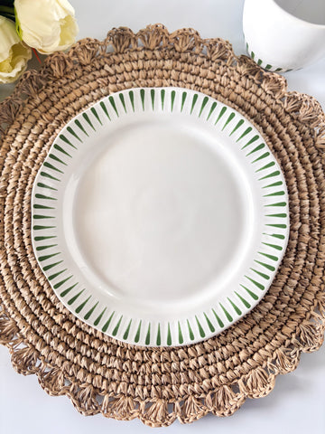 Juliska Sitio Basil Salad Plate