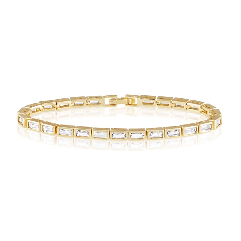 Lainey 18k D Tennis Bracelet