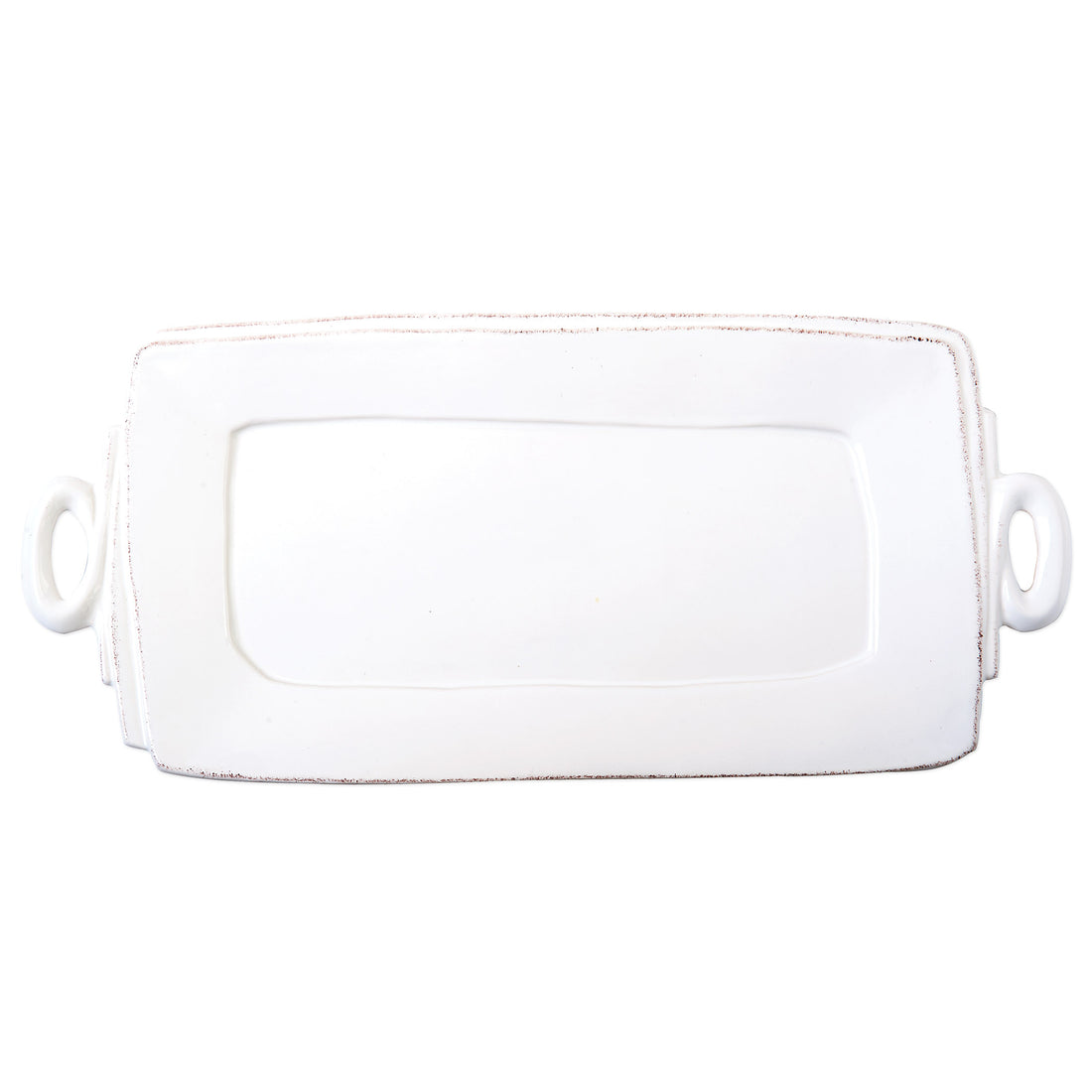 Lastra White Handled Rectangular Platter