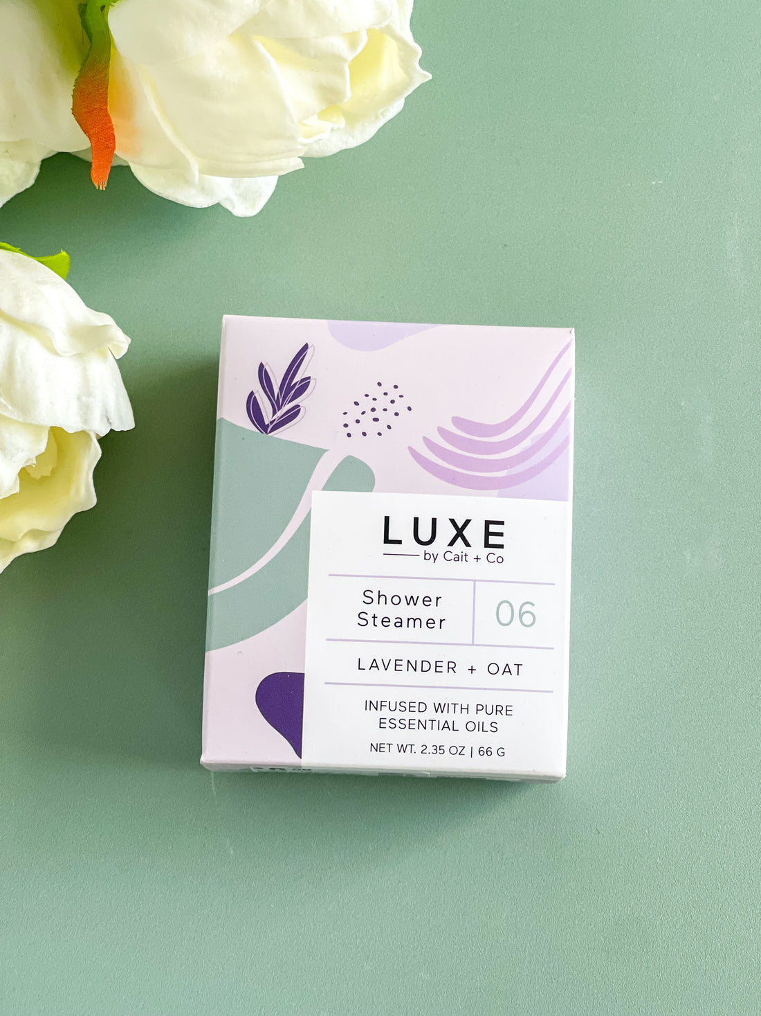 Lavender & Oat Single Shower Steamer