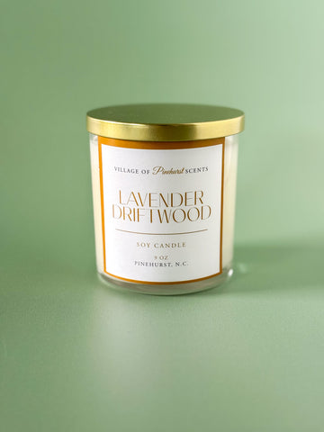 Lavender Driftwood Candle