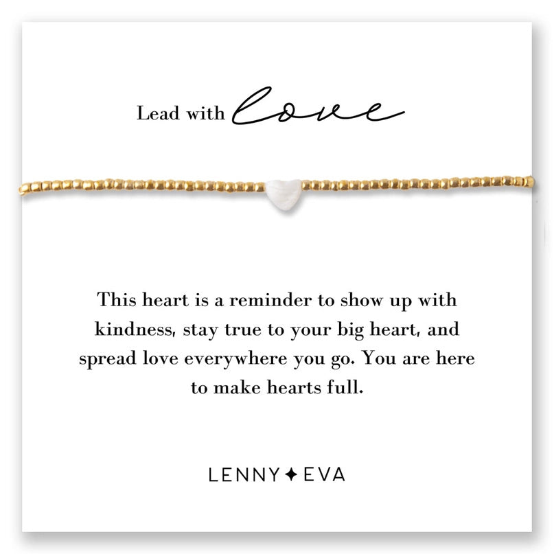 Lead With Love Heart Bracelet