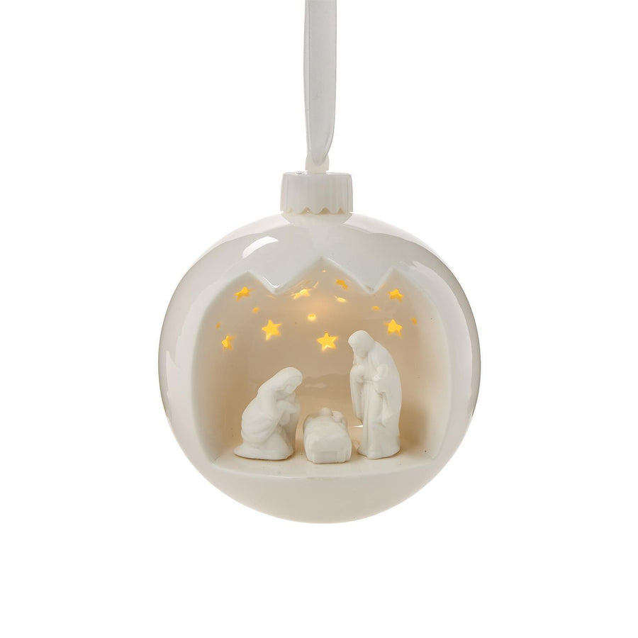 LED Nativity Scene Ornament