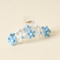 Light Blue Daisy Claw Clip