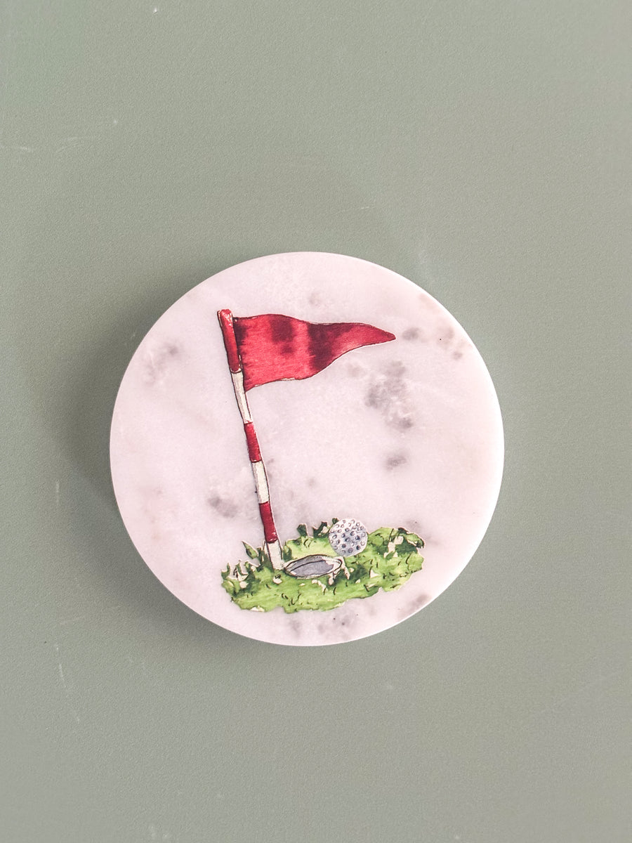 Marble Golf Coaster