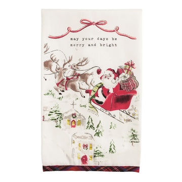 May Your Days Tea Towel