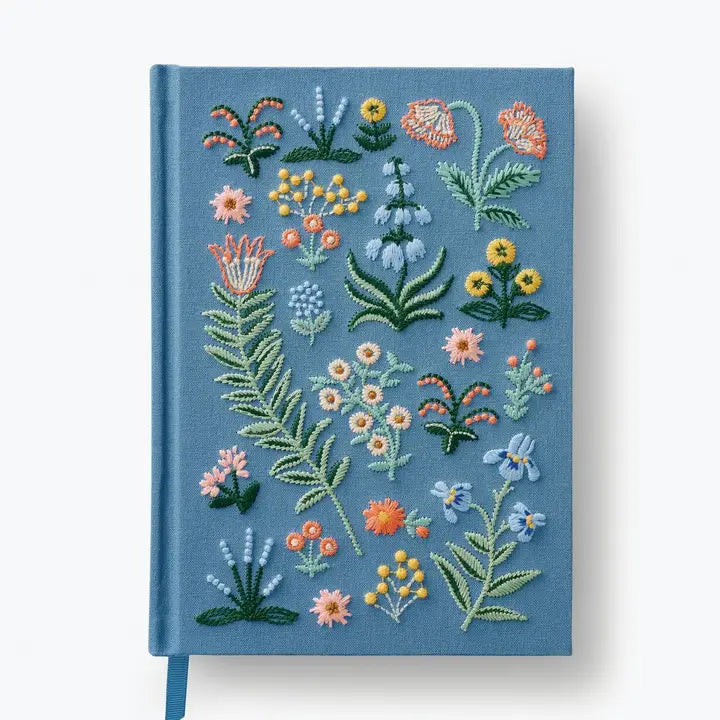 Meanagerie Garden Embroidered Journal