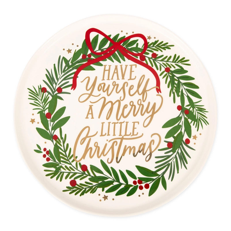 Merry Little Christmas Cookie Plate