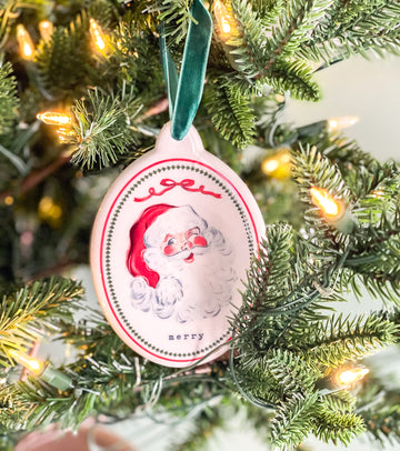 Merry Vintage Christmas Ornament