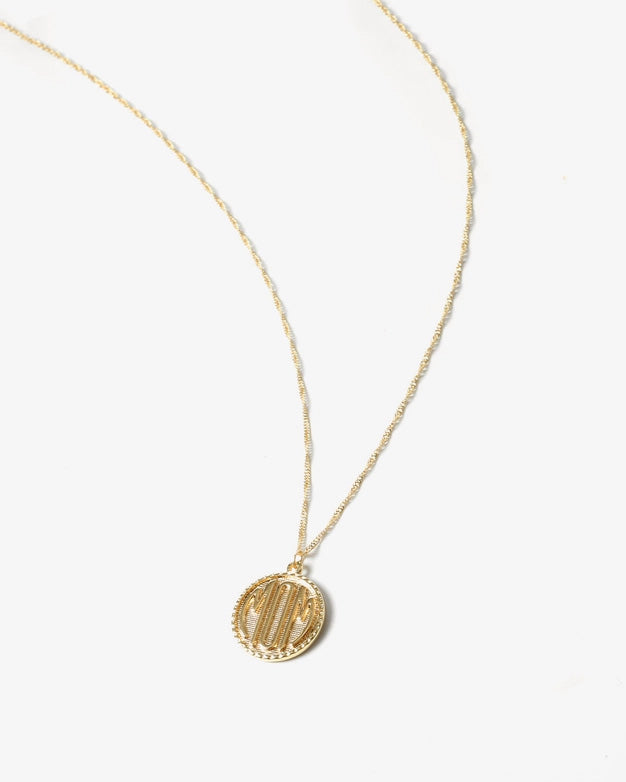 Mom Heirloom Coin Necklace 
