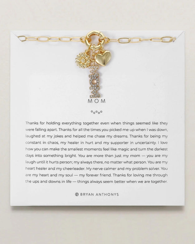 Mom Mini Charm Necklace