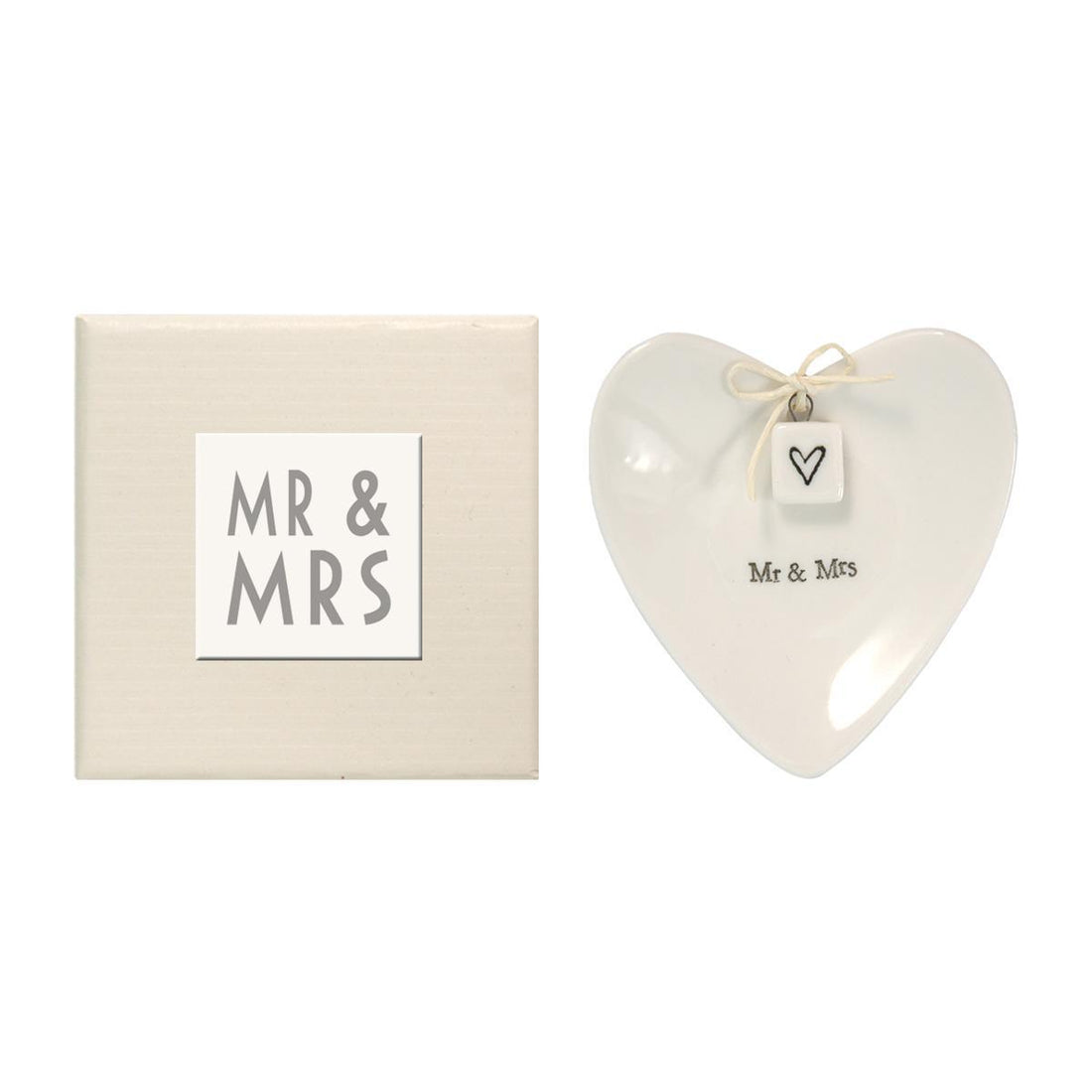 Mr & Mrs Heart Ring Dish