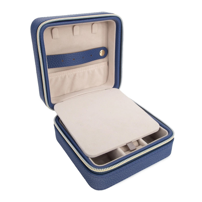 Navy Jewelry Case