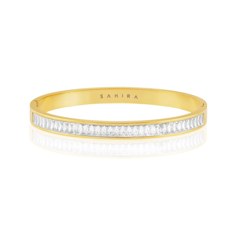 Nicola CZ 18k D Bracelet