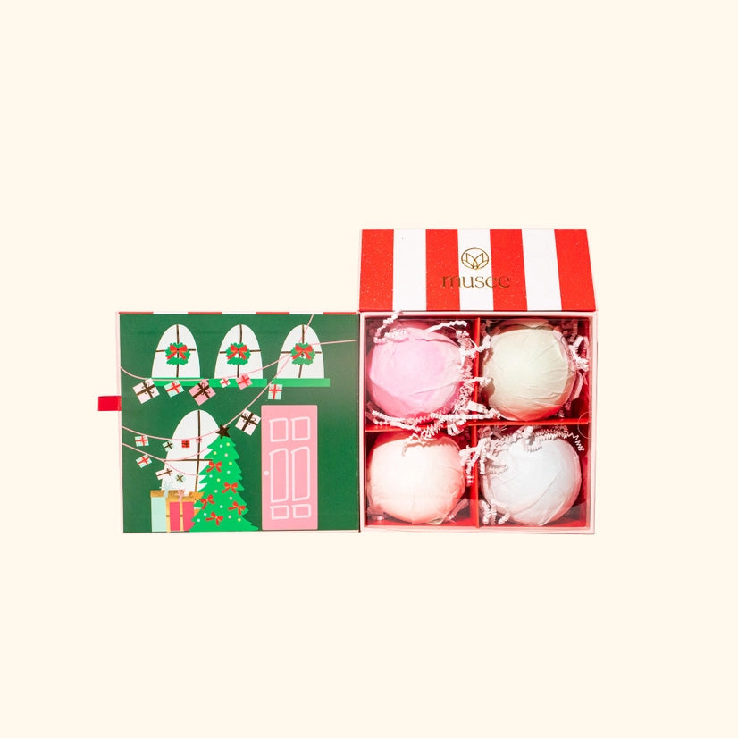 North Pole Bath Balm Gift Set Open