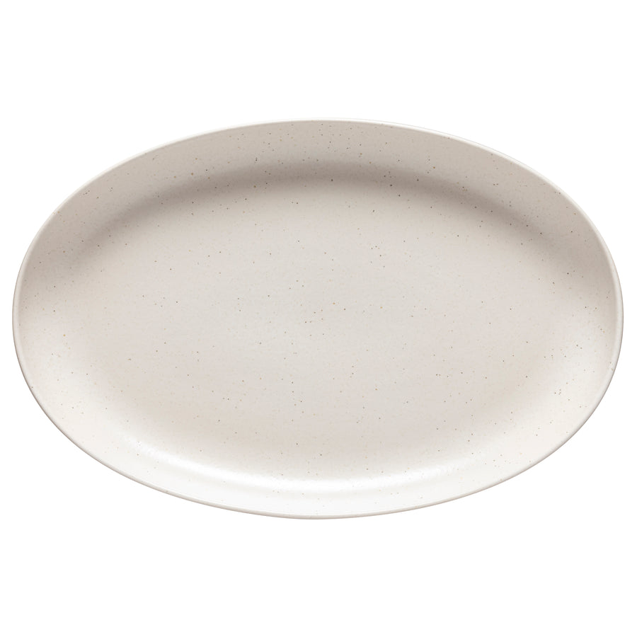 Pacifica Vanilla Large Oval Platter
