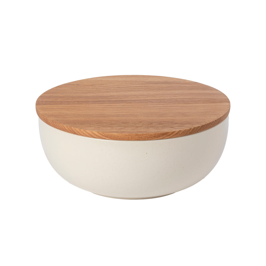 Pacifica Vanilla Serving Bowl With Lid