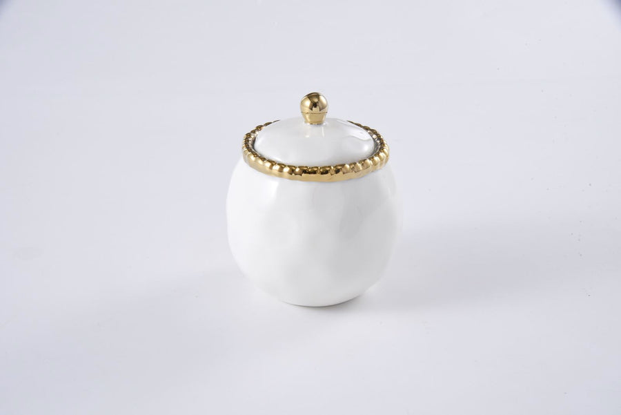 Pampa Bay Golden Salerno Covered Sugar Bowl