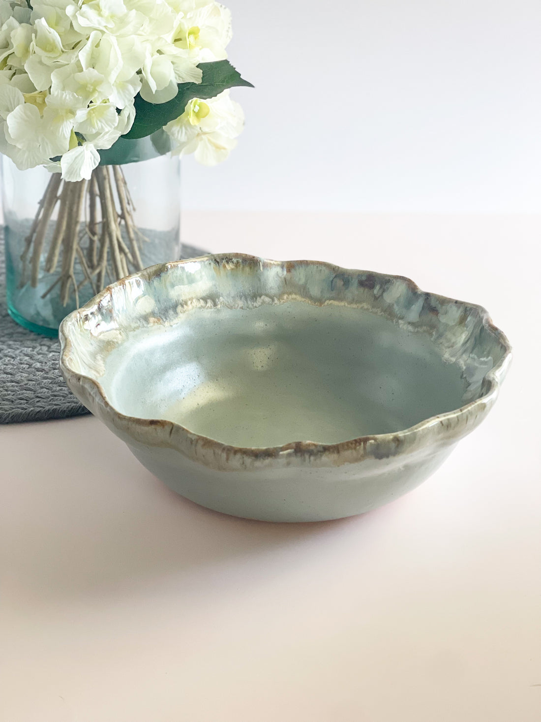 Peaceful With Lapis Vegetable Bowl