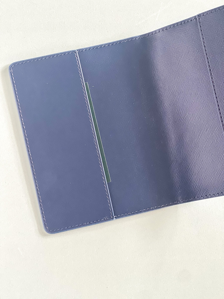 Peacock Passport Holder Inside