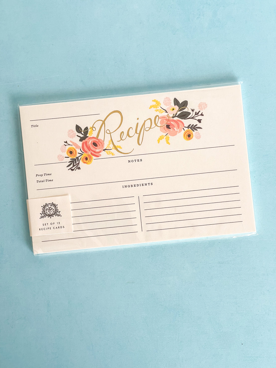 Peony Recipe Cards