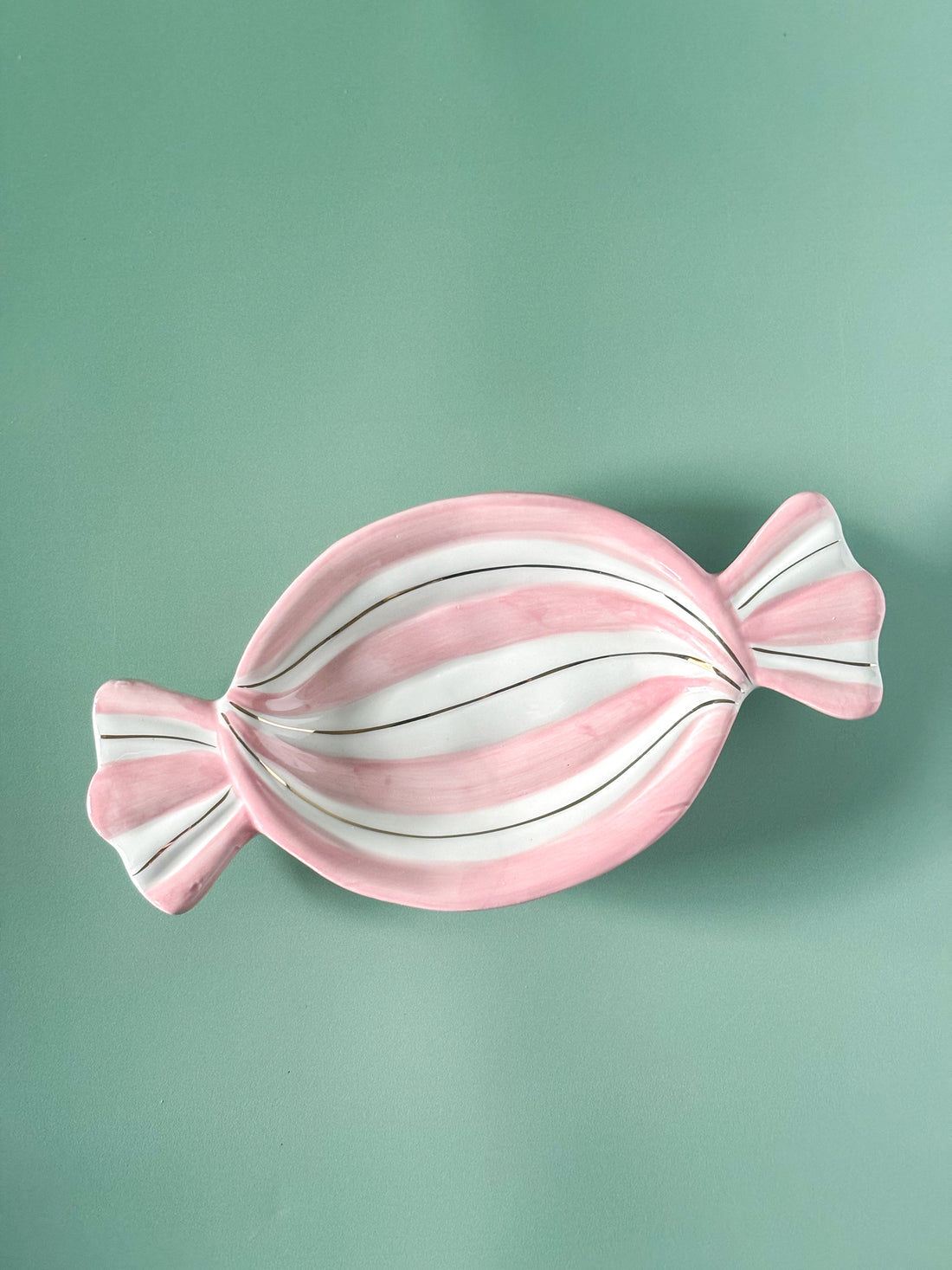 Peppermint Candy Shaped Dish