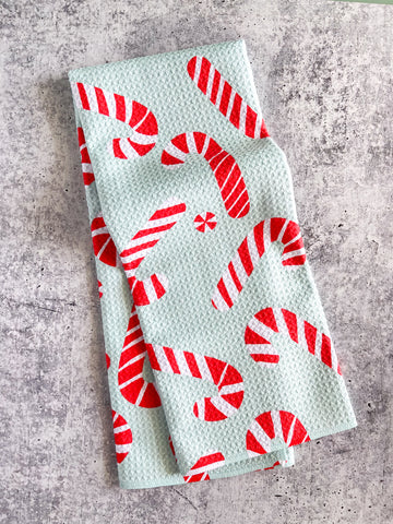 Peppermint Twist Tea Towel