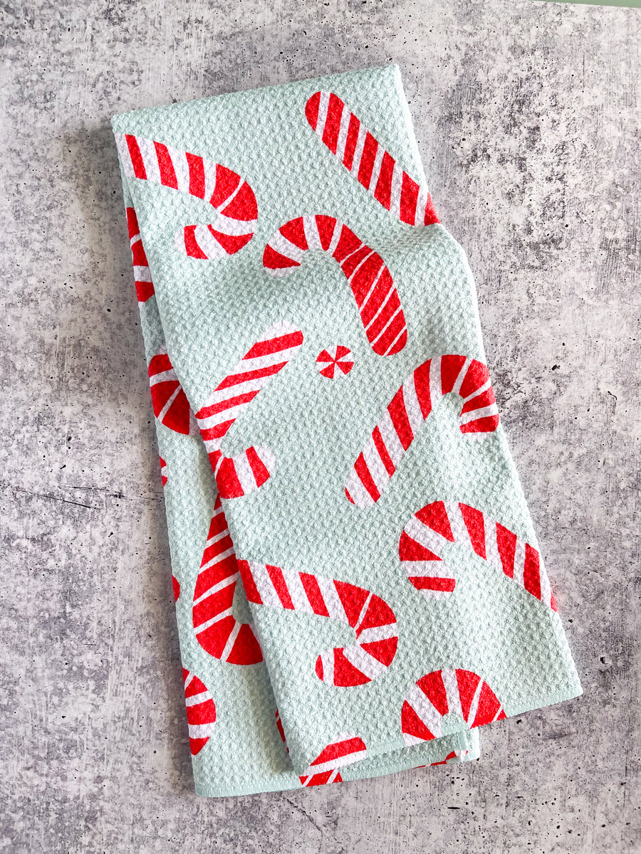 Peppermint Twist Tea Towel