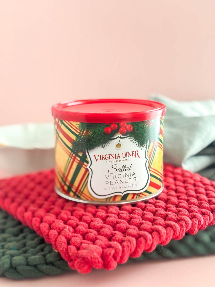 9oz Holiday Plaid Salted Peanuts