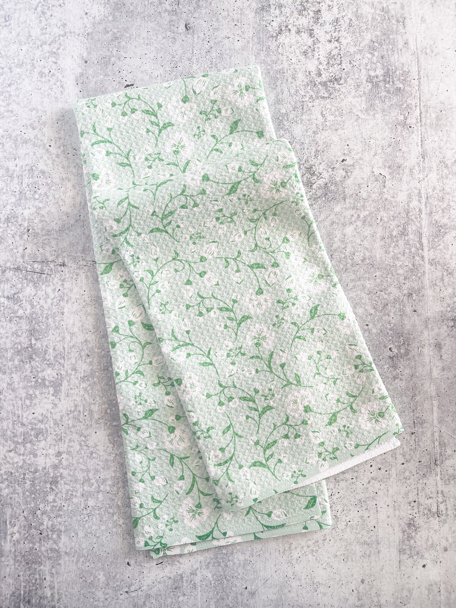 Plumbago Bloom Tea Towel