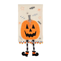 Pumpkin Dangle Leg Towel