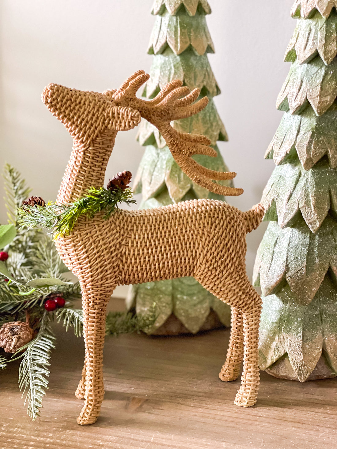 Rattan Christmas Deer