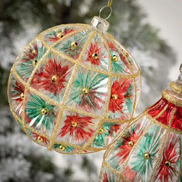 Retro Faceted Ornament