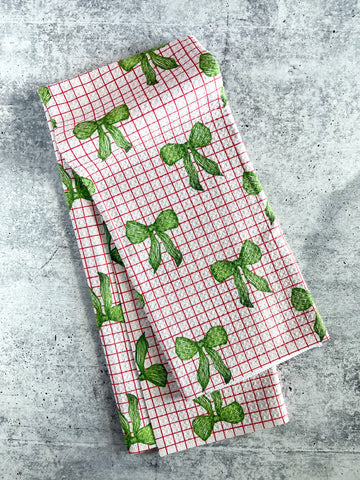 Ribbon And Cheer Tea Towel