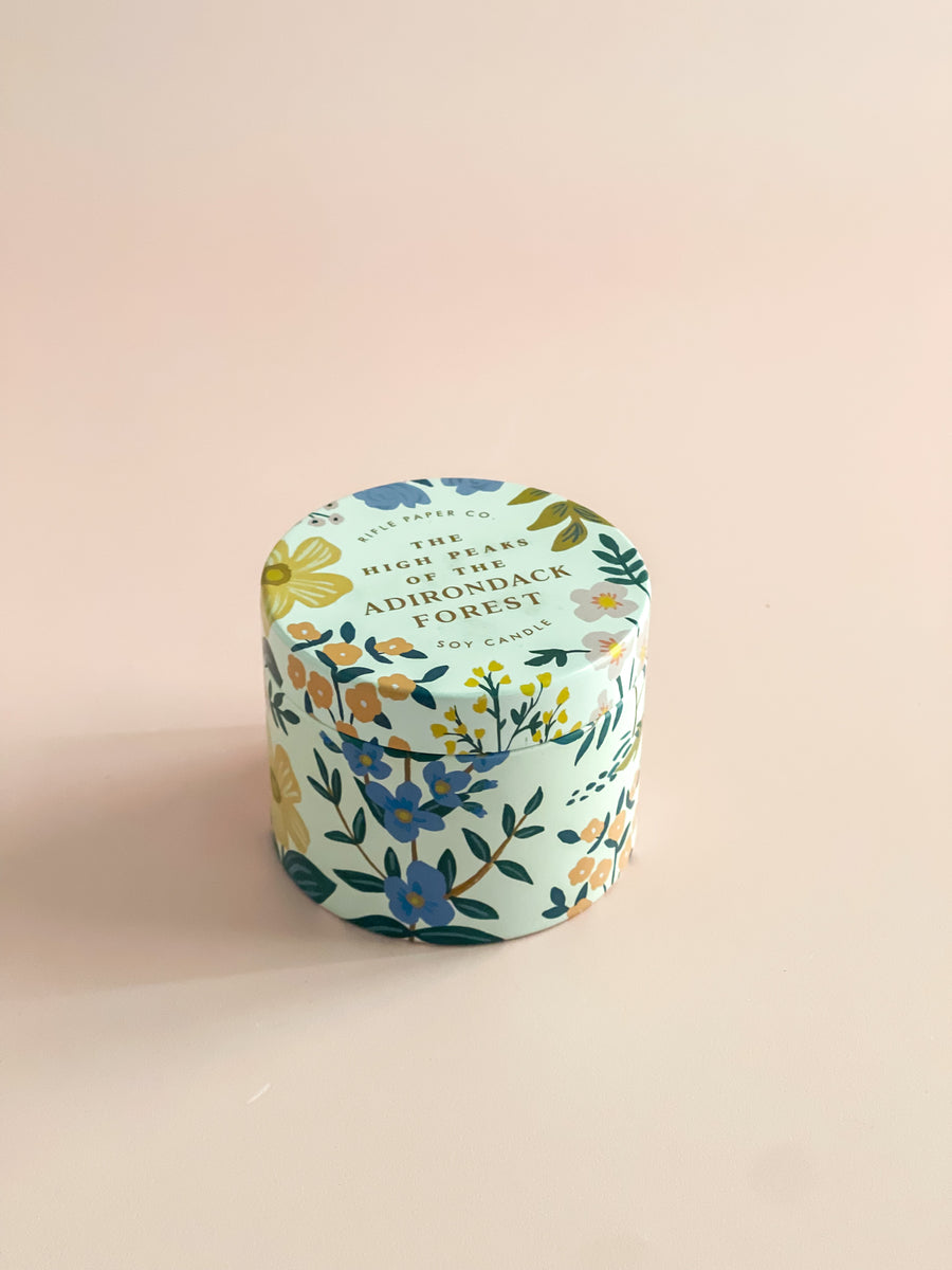 Rifle Paper Co Adirondack Forest Tin Candle
